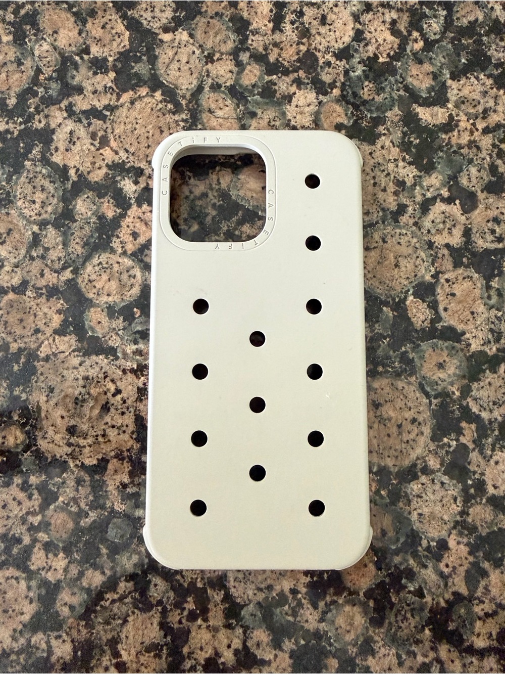 Casetify Cream Dot Case iPhone 15 Pro Max